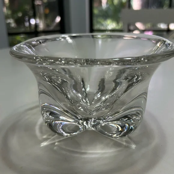 VintageORREFORS Art Mid Century Mod. Crystal bowl - Picture 1 of 9